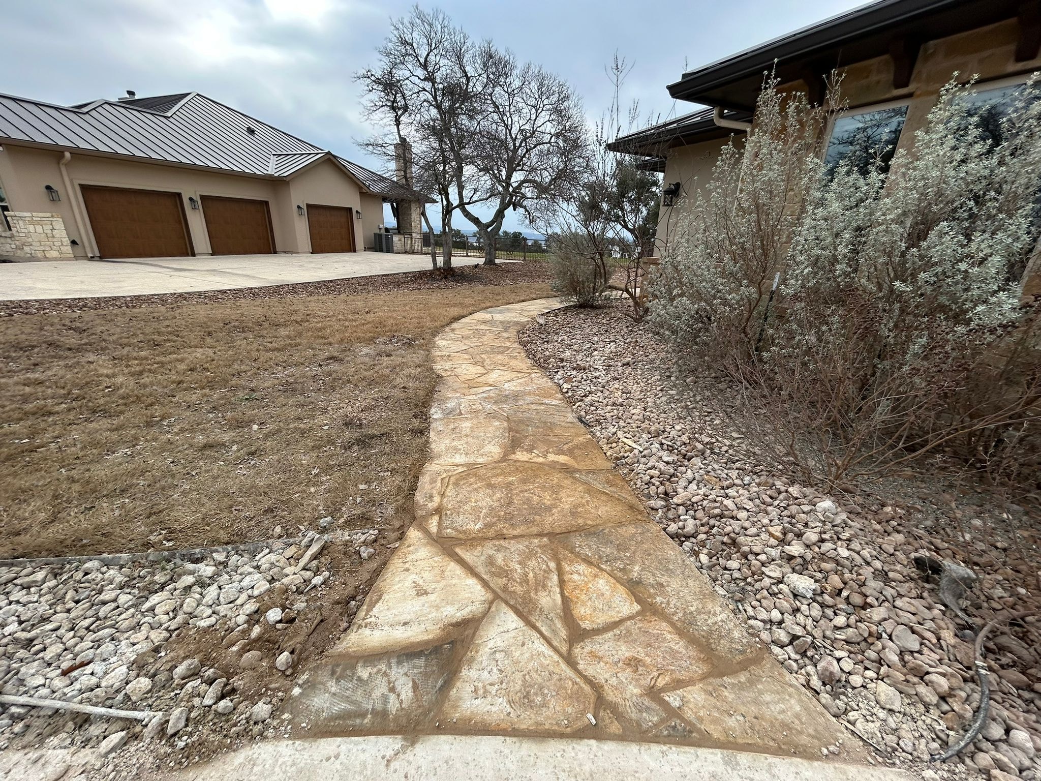 Flagstone Walkway