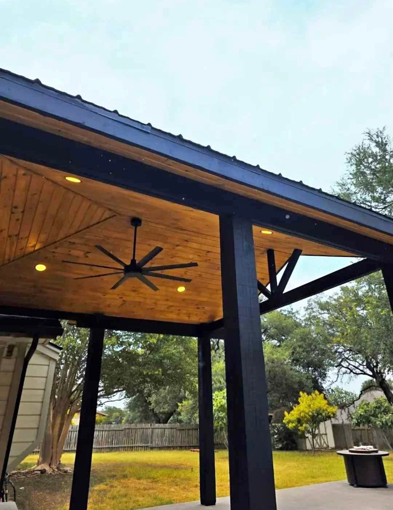 Modern Steel Frame Patio Cover