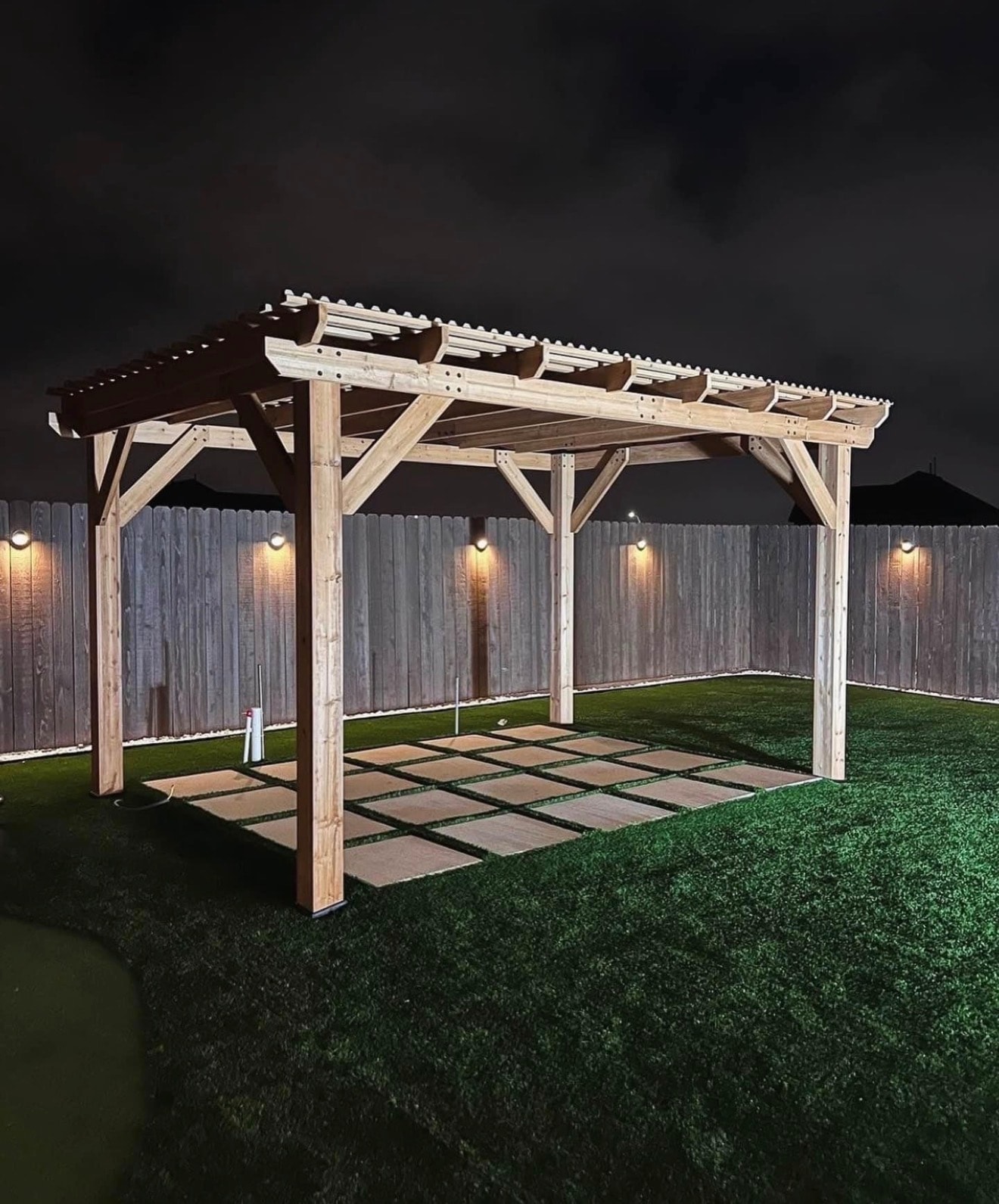 Pergola with Paver Patio